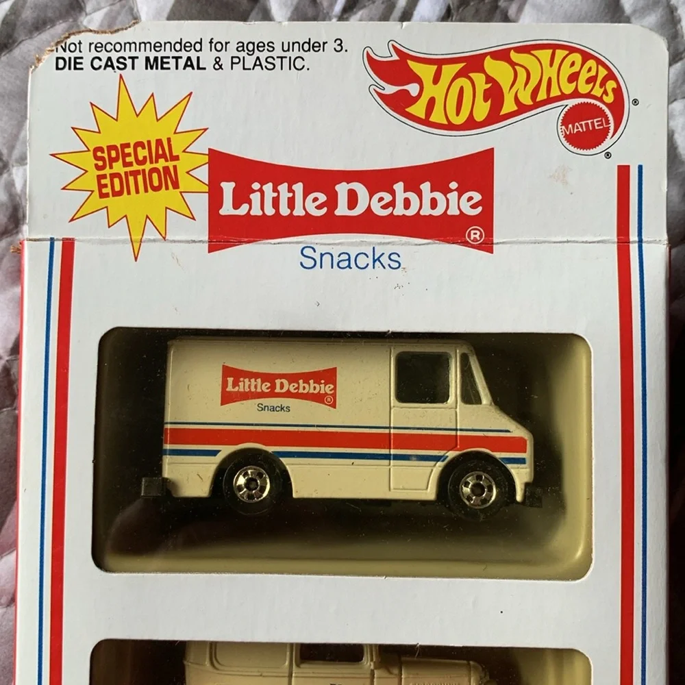 Mattel Little Debbie Die Cast Toy Vehicles Set Vintage Collectible 🆕